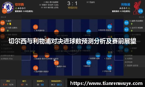切尔西与利物浦对决进球数预测分析及赛前展望